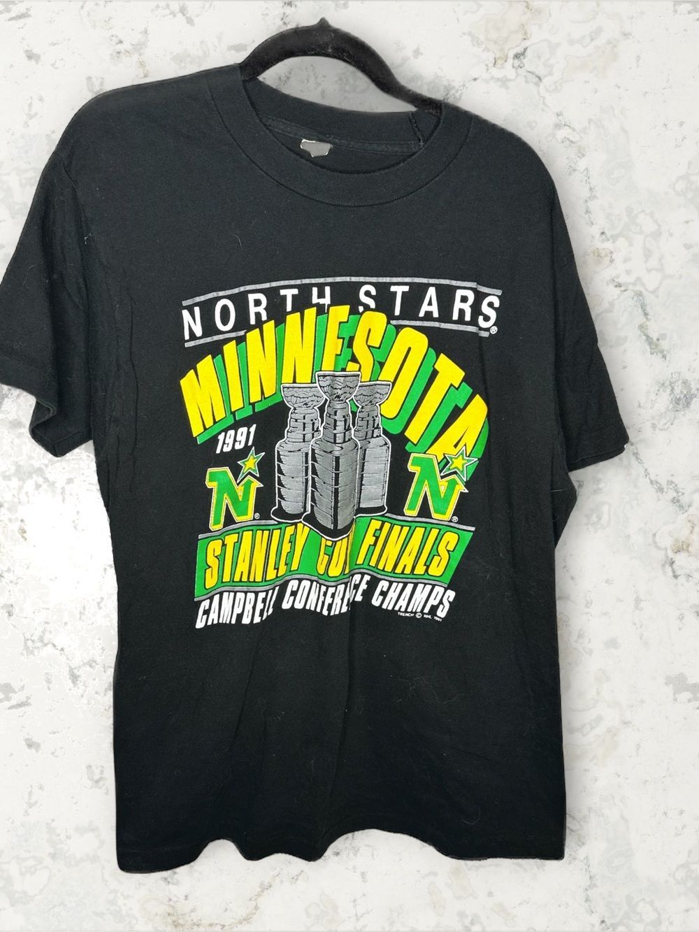 Vintage Minnesota North Stars 1991 Stanley Cup Finals Conference Champs XL